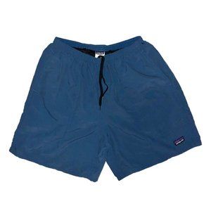 Patagonia Blue Flat Front Swim Trunks Shorts - M